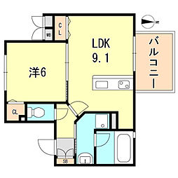 プリオーレ神戸大開通 6階