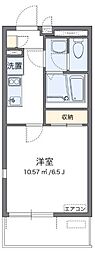 レオネクストアンビエント2 1Kの間取図画像