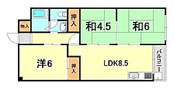 夢野ハイタウン1号棟 5階/513