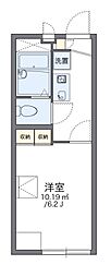 レオパレスウエストサイド 1Kの間取図画像