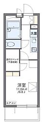 レオパレスシーサイド須磨 1Kの間取図画像