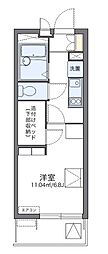 レオパレス青渓 1Kの間取図画像