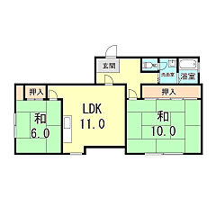 物件の間取り