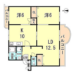 名谷15団地62号棟 4階