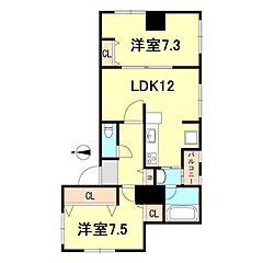物件の間取り