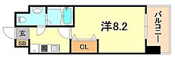 アプリーレ神戸元町 1Kの間取図画像