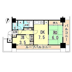 物件の間取り
