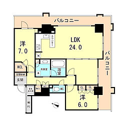 ライオンズタワー神戸元町 7階
