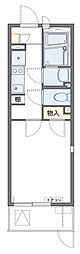 レオネクストKona&milk 1Kの間取図画像