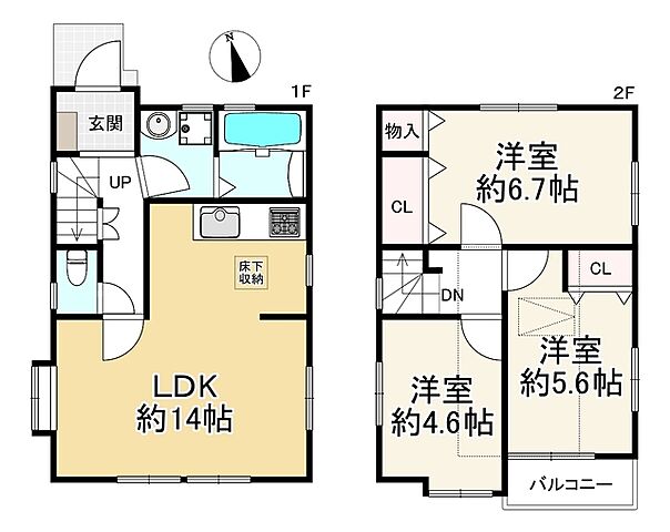 間取り 小金井市前原町4丁目