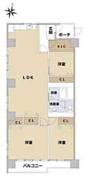 間取図画像 3LDK