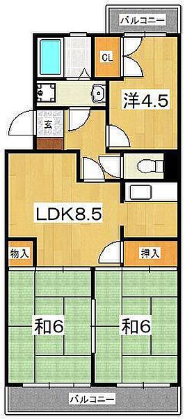 メゾン太田 303｜神奈川県小田原市久野(賃貸マンション3LDK・3階・56.19㎡)の写真 その2