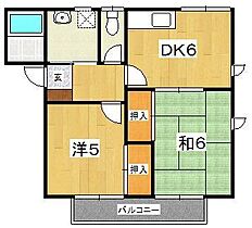 サンコーポニューイーグル I-C ｜ 神奈川県足柄上郡山北町岸124-14（賃貸アパート2DK・2階・43.55㎡） その2