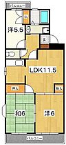 ジュネス星野 401 ｜ 神奈川県小田原市久野858-1（賃貸マンション3LDK・4階・59.50㎡） その2