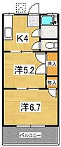 石井アパート 202 ｜ 神奈川県足柄上郡大井町上大井531-4（賃貸アパート2K・2階・39.12㎡） その2