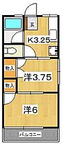 シティハイム湘南B 211 ｜ 神奈川県小田原市酒匂1丁目1-18（賃貸アパート2K・2階・26.44㎡） その2