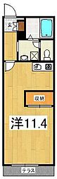 ボタニカアパルトマン1 1Kの間取図画像