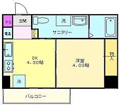 プログレス　アペゼ  ｜ 大阪府堺市北区長曽根町（賃貸マンション1K・4階・25.00㎡） その2