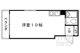 京都府京都市北区衣笠赤阪町（賃貸マンション1R・3階・19.57㎡） その2