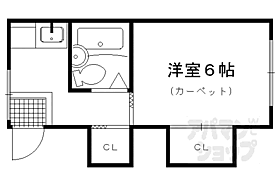 たつみ2号棟 6 ｜ 京都府京都市左京区修学院沖殿町（賃貸アパート1K・2階・20.00㎡） その2