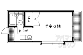 京都府京都市左京区岩倉南河原町（賃貸アパート1K・1階・17.00㎡） その2