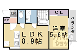東福寺駅 8.5万円