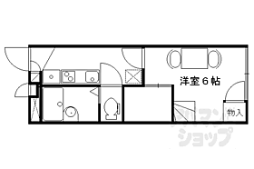 京都府京都市北区紫竹西大門町（賃貸アパート1K・1階・19.87㎡） その2