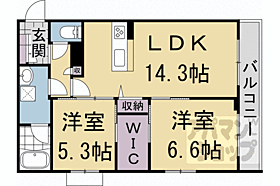 京都府京都市上京区小川通出水上る茶屋町（賃貸アパート2LDK・2階・62.60㎡） その2