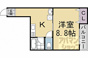 京ＯＨＢＵVI 203 ｜ 京都府京都市左京区吉田二本松町（賃貸マンション1K・2階・29.90㎡） その2