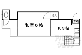 みやこハウス 5 ｜ 京都府京都市左京区北白川西町（賃貸アパート1K・2階・20.57㎡） その2