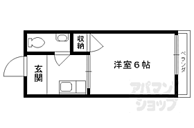 ハイツ修学院 107 ｜ 京都府京都市左京区山端滝ヶ鼻町（賃貸アパート1K・1階・14.00㎡） その2