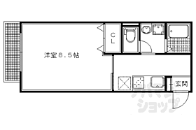 京都府京都市北区紫竹北大門町（賃貸アパート1K・1階・30.16㎡） その2