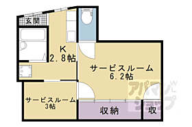 田中里ノ内町貸家99－5 1 ｜ 京都府京都市左京区田中里ノ内町（賃貸テラスハウス1R・--・31.87㎡） その2