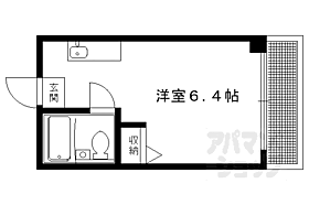 杉山ビル 3-B ｜ 京都府京都市左京区下鴨高木町（賃貸マンション1K・3階・17.00㎡） その2