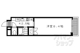 グランデ36 206 ｜ 京都府京都市左京区田中南西浦町（賃貸マンション1K・2階・21.00㎡） その2