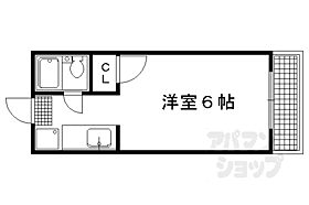 コム・デ・北白川 106 ｜ 京都府京都市左京区北白川西伊織町（賃貸アパート1K・1階・17.00㎡） その2