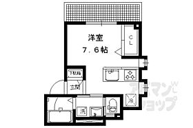 詩仙IIＰＬＵＳ 102 ｜ 京都府京都市左京区一乗寺宮ノ東町（賃貸アパート1R・1階・22.00㎡） その2