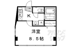 京都府京都市東山区今熊野椥ノ森町（賃貸アパート1K・3階・23.50㎡） その2