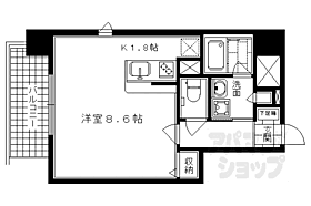 京都府京都市中京区東洞院通二条上ル壺屋町（賃貸マンション1K・4階・29.37㎡） その2