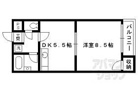 京都府京都市北区紫竹牛若町（賃貸マンション1DK・2階・34.00㎡） その2