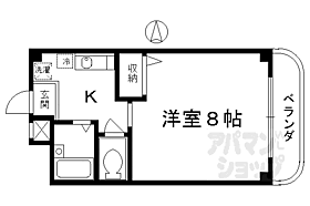 京都府京都市東山区蒔田町（賃貸マンション1K・3階・22.23㎡） その2