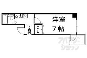 京都府京都市北区紫野上石龍町（賃貸マンション1K・3階・23.00㎡） その2