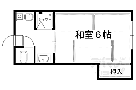 百成荘 201 ｜ 京都府京都市左京区北白川上池田町（賃貸マンション1K・2階・18.15㎡） その2