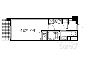 レジディア洛北 107 ｜ 京都府京都市左京区田中南西浦町58-2（賃貸マンション1K・1階・26.46㎡） その2