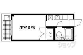 ロイヤルコーポタカノ 407 ｜ 京都府京都市左京区高野清水町（賃貸マンション1K・4階・19.40㎡） その2