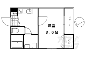 京都府京都市北区紫野東野町（賃貸マンション1K・3階・27.43㎡） その2