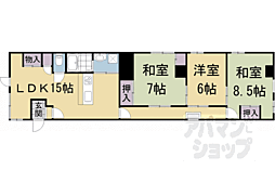 京都市営烏丸線 北大路駅 徒歩23分 2階/-