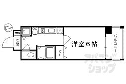 京都市営烏丸線 丸太町駅 徒歩6分 4階/-