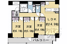京都市営烏丸線 烏丸御池駅 徒歩5分 7階/-