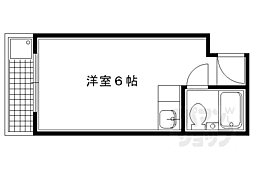 ヴィラ・ベルエポック ワンルームの間取図画像